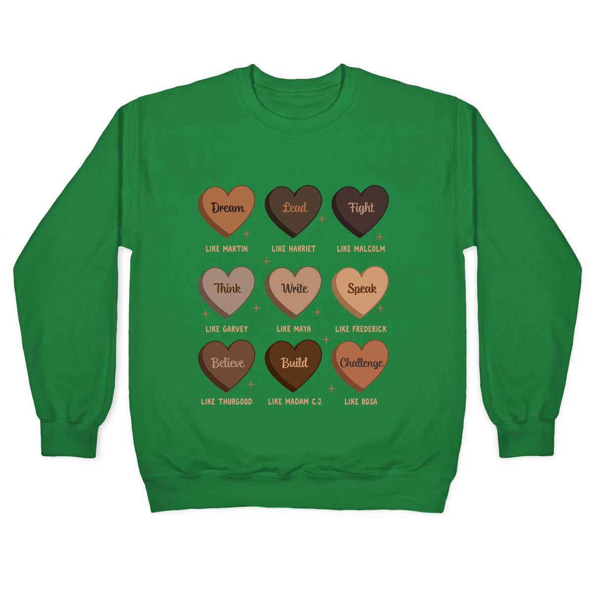 Celebrating Black History Leaders Crewneck Unisex