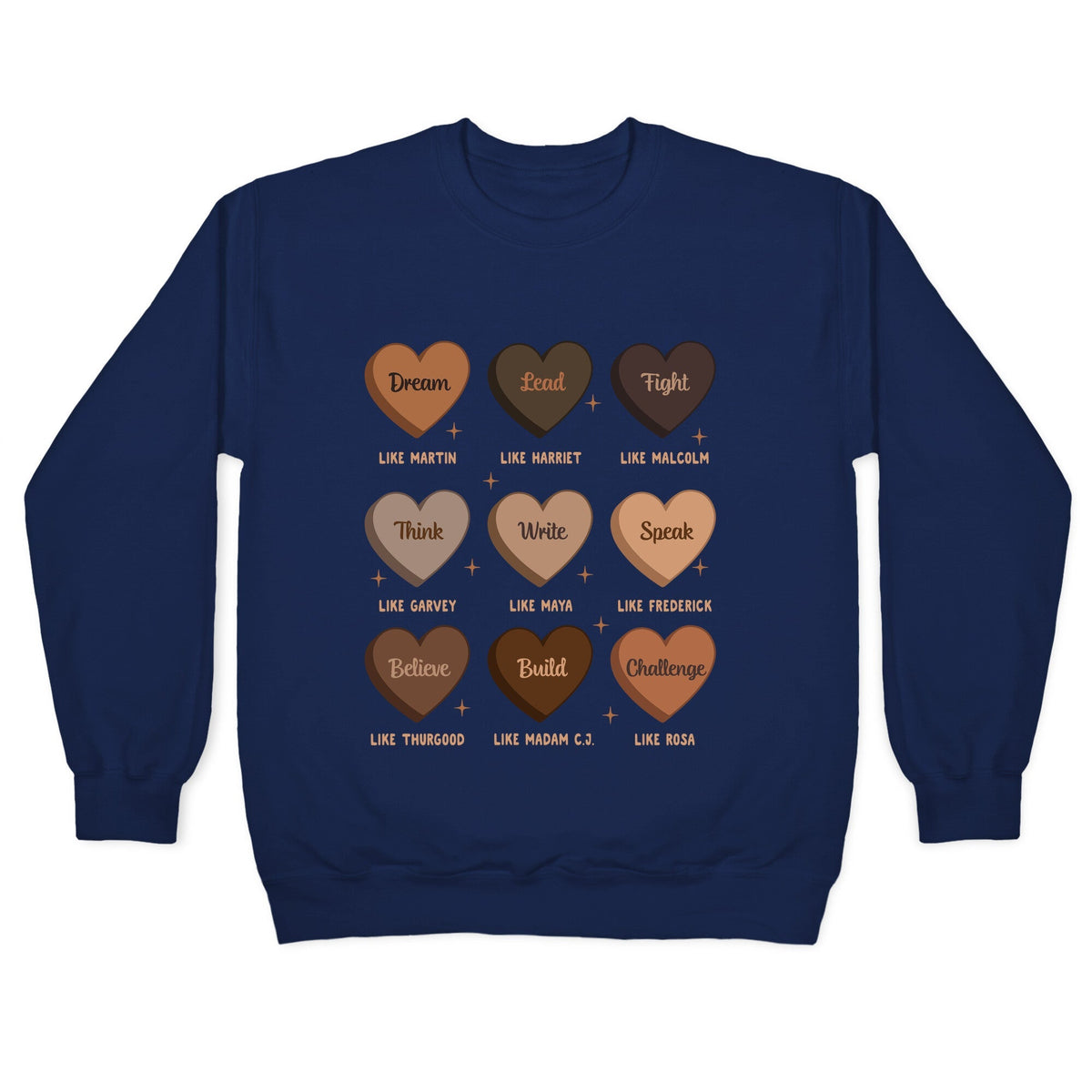 Celebrating Black History Leaders Crewneck Unisex