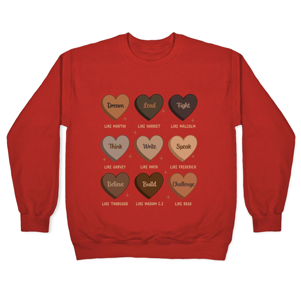 Celebrating Black History Leaders Crewneck Unisex