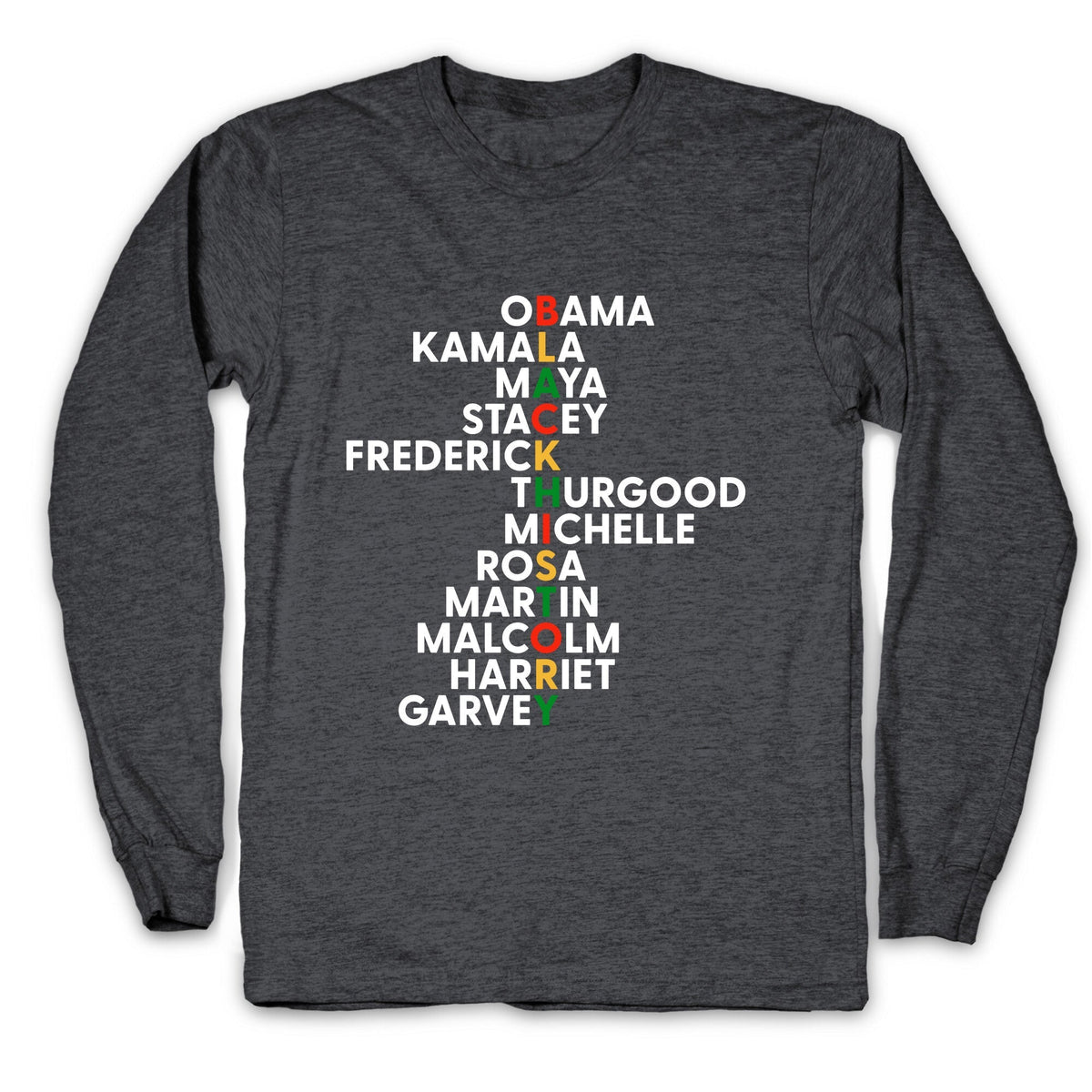 Black History Month Leaders Longsleeve Tee Unisex