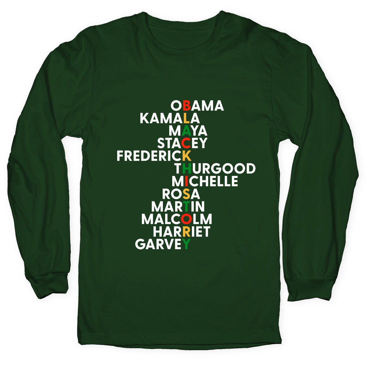 Black History Month Leaders Longsleeve Tee Unisex