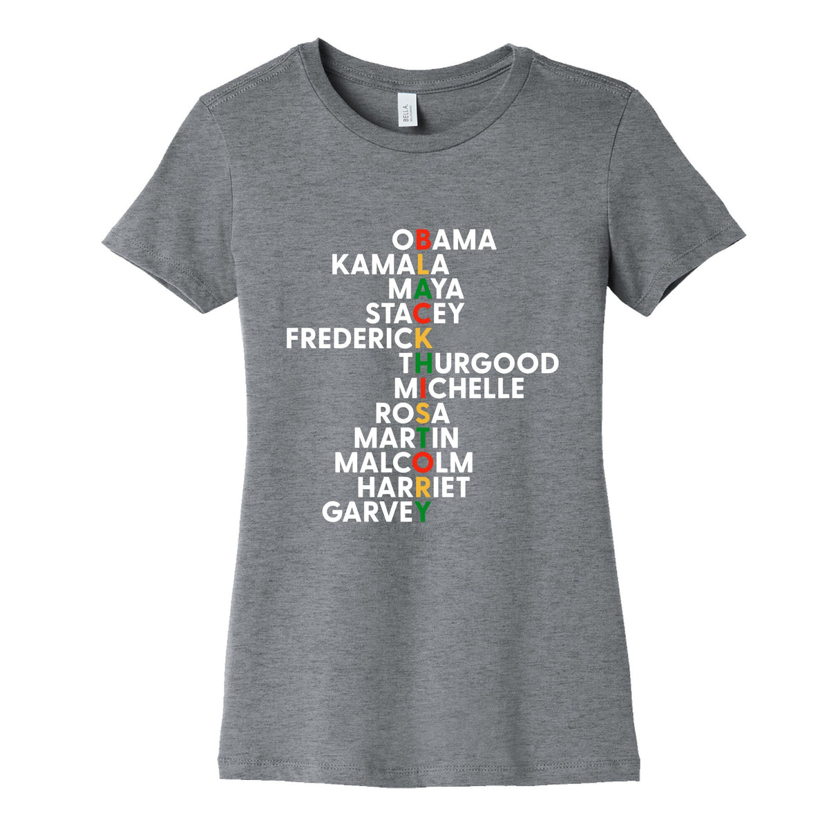 Black History Month Leaders Womens Cotton Tee Unisex