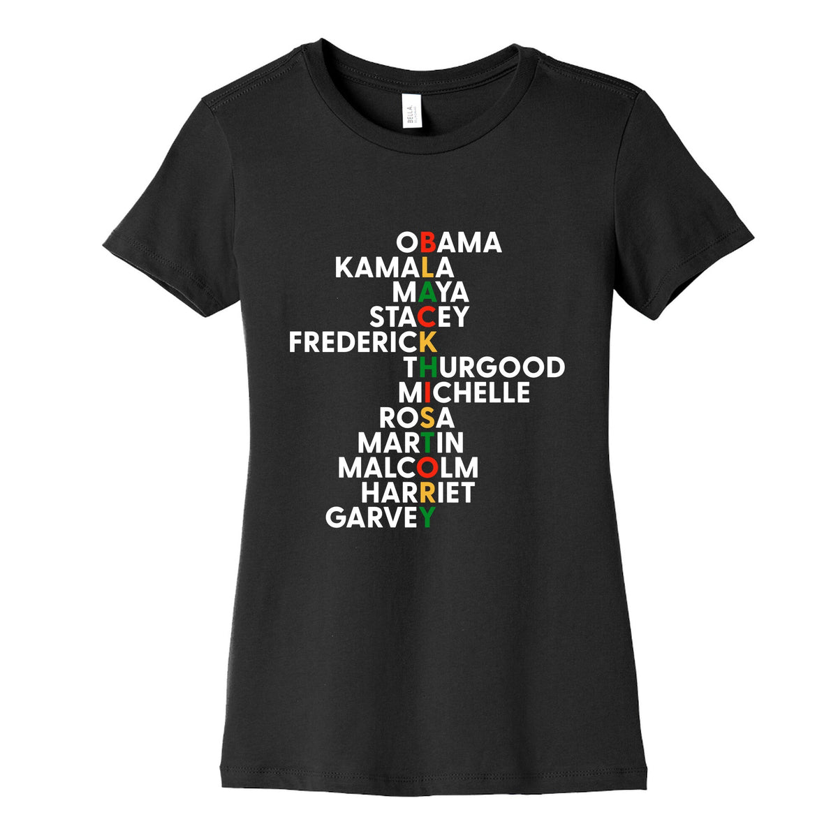 Black History Month Leaders Womens Cotton Tee Unisex