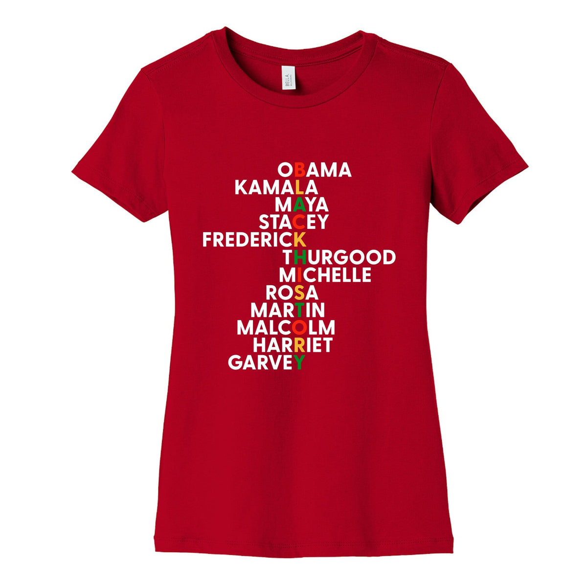 Black History Month Leaders Womens Cotton Tee Unisex