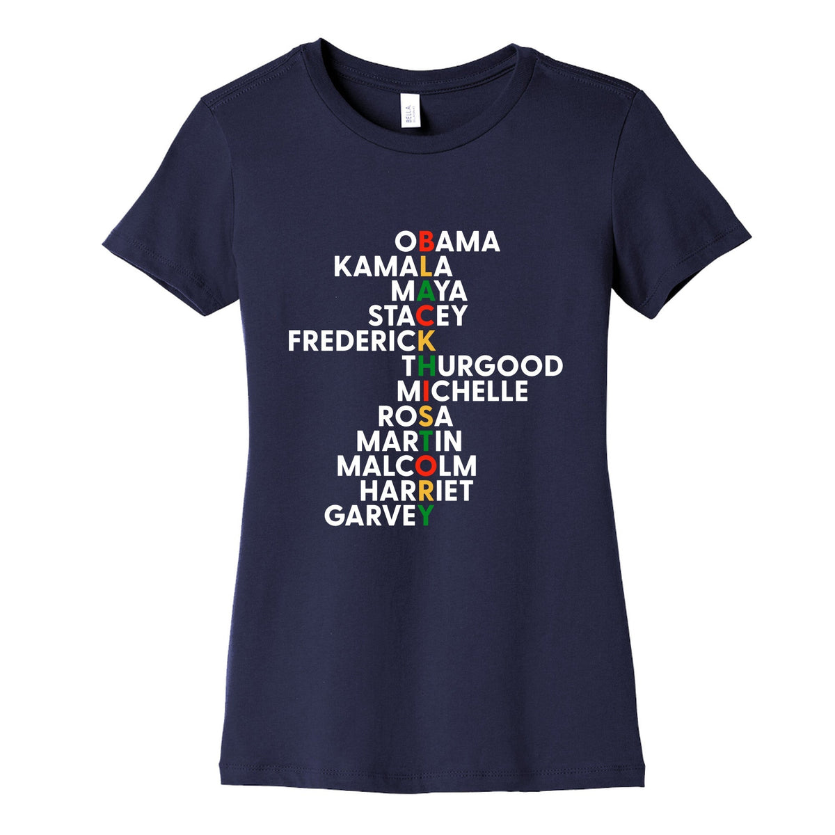 Black History Month Leaders Womens Cotton Tee Unisex