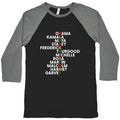 Black History Month Leaders Baseball Tee Unisex