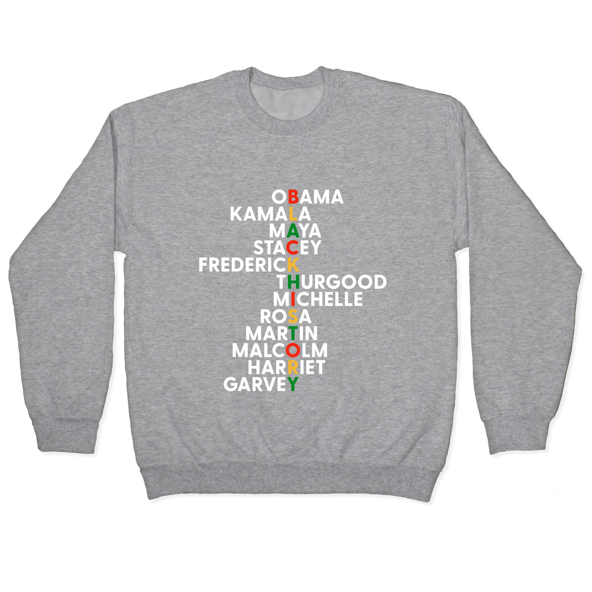 Black History Month Leaders Crewneck Unisex