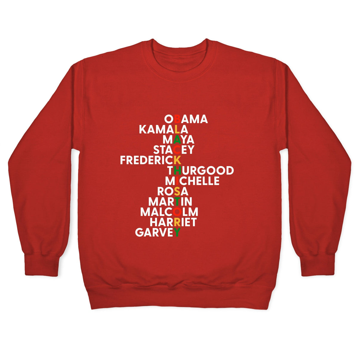 Black History Month Leaders Crewneck Unisex