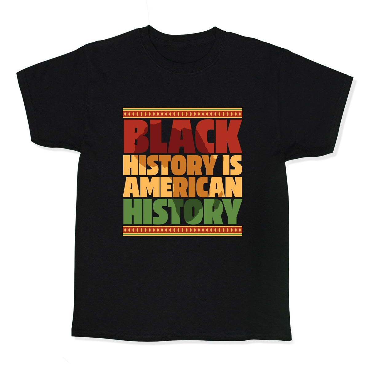 Black History Is American History Kids Tee Unisex