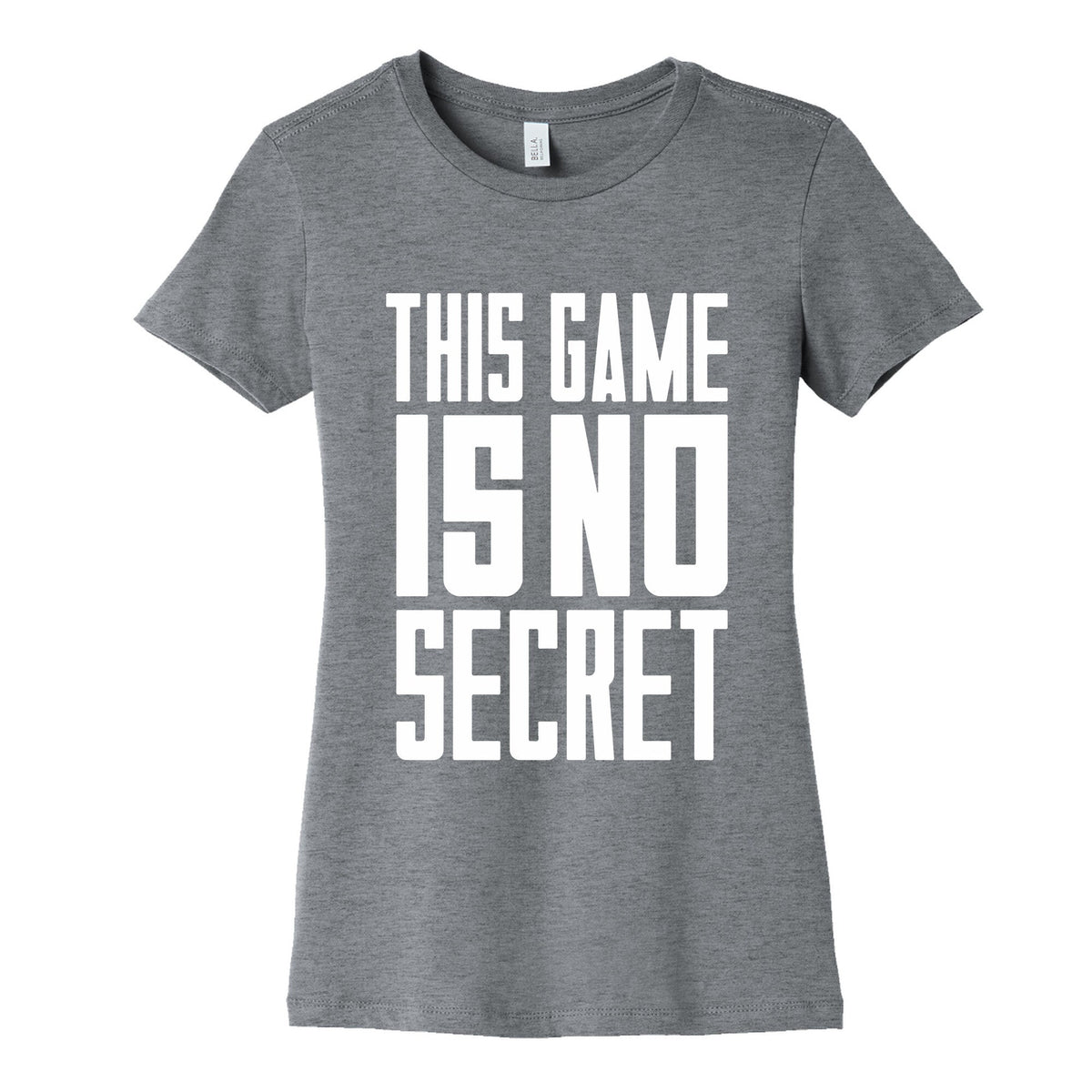 This Game Is No Secret Womens Cotton Tee Unisex