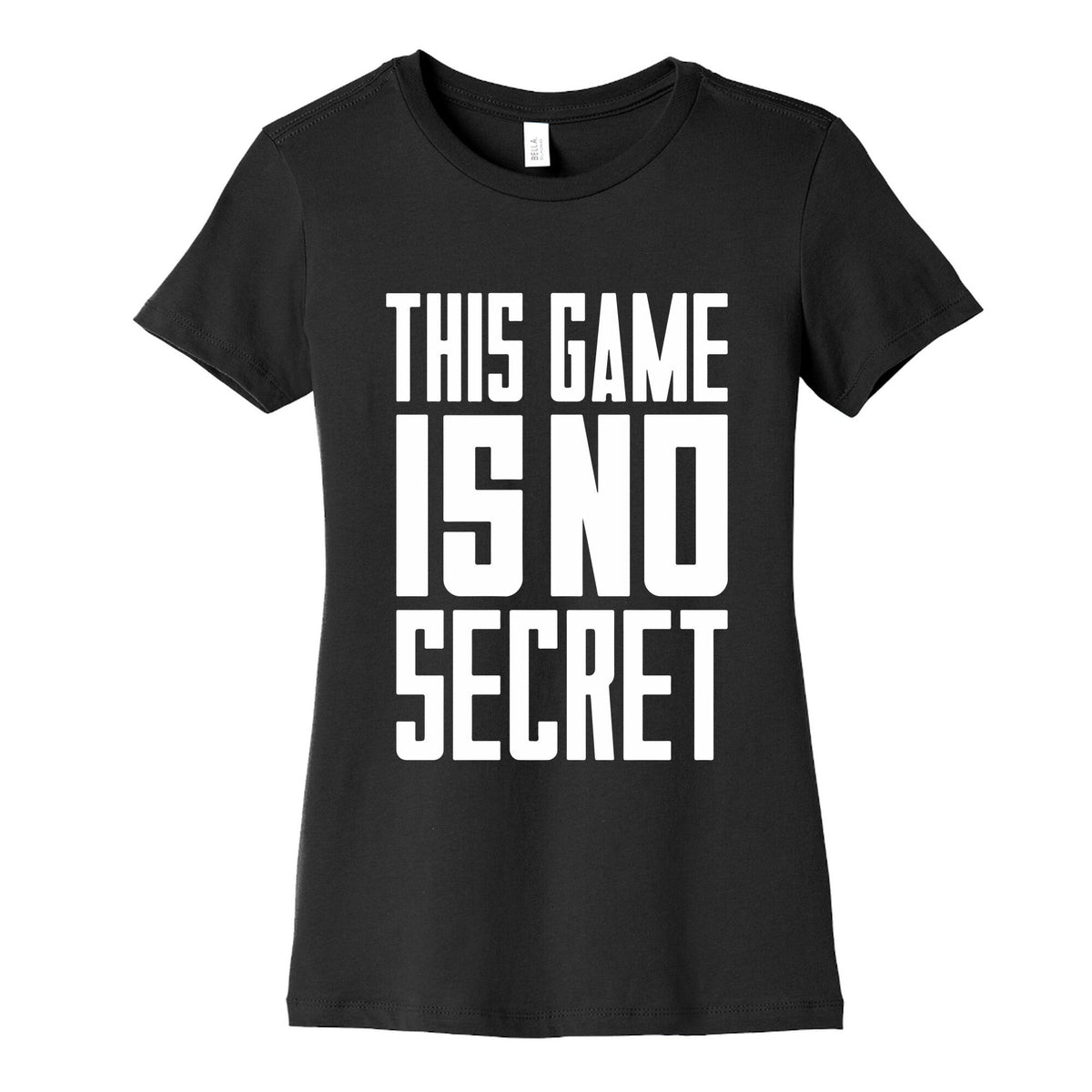 This Game Is No Secret Womens Cotton Tee Unisex