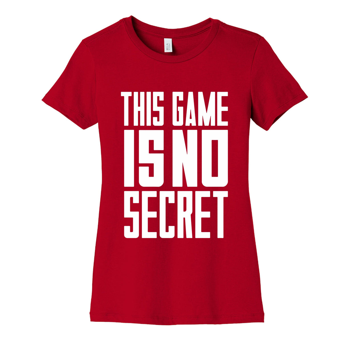This Game Is No Secret Womens Cotton Tee Unisex