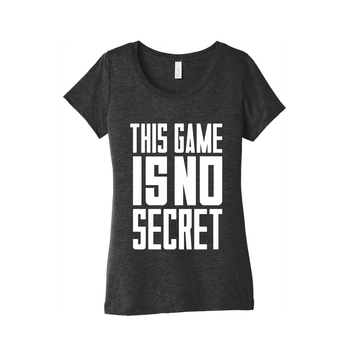 This Game Is No Secret Womens Triblend Tee Unisex