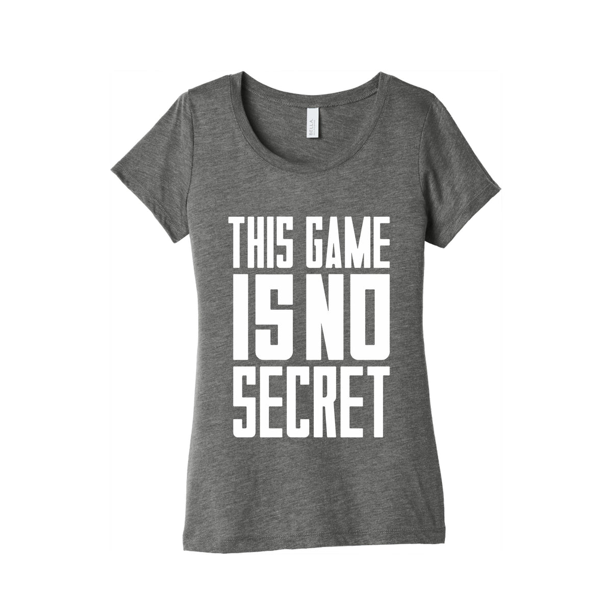 This Game Is No Secret Womens Triblend Tee Unisex
