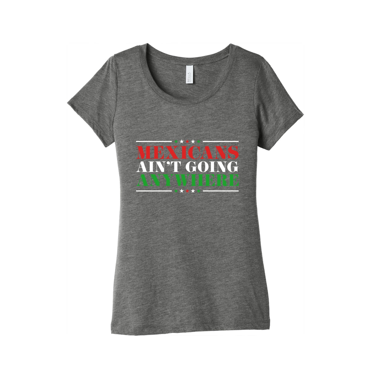 MAGA Mexicans Arent Going Anywhere Womens Triblend Tee Unisex