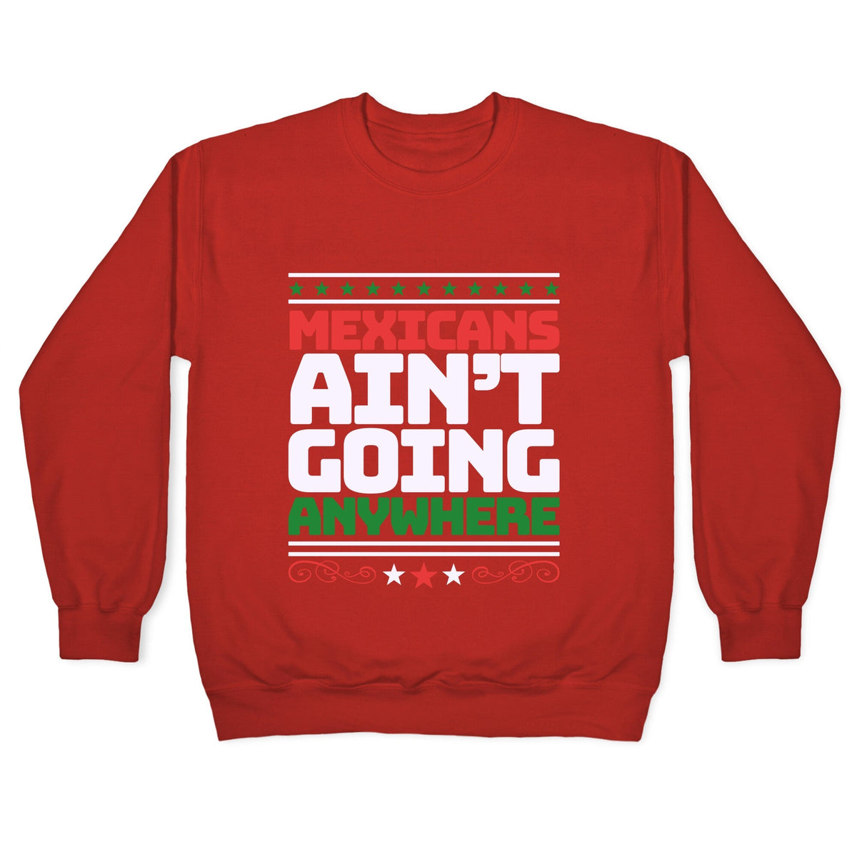 Mexicans Arent Going Anywhere MAGA Crewneck Unisex