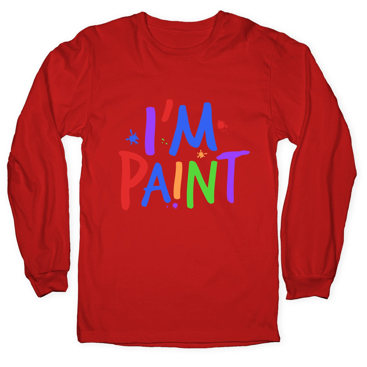 I Love To Finger Paint Couples 2 Longsleeve Tee Unisex