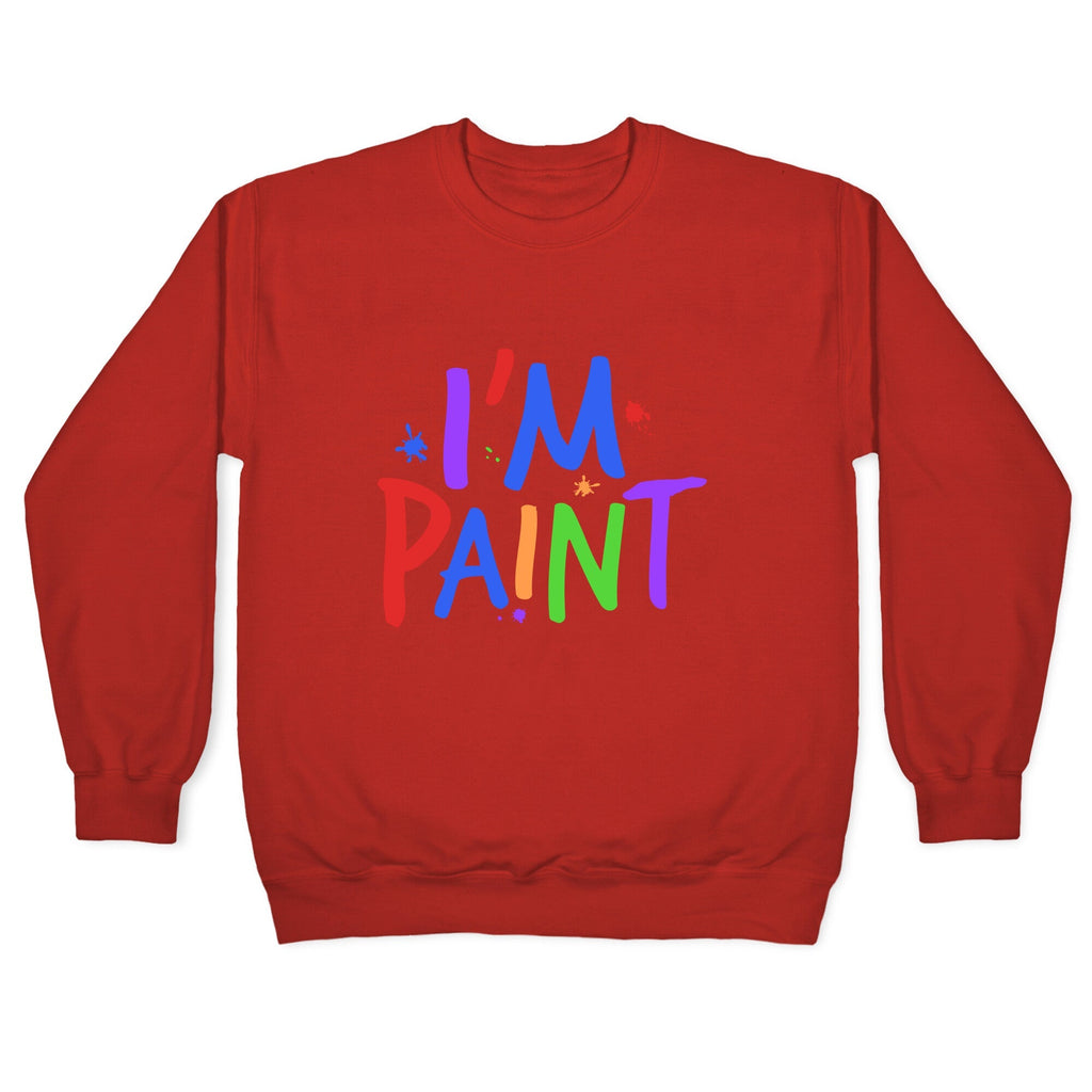 I Love To Finger Paint Couples 2 Crewneck Unisex