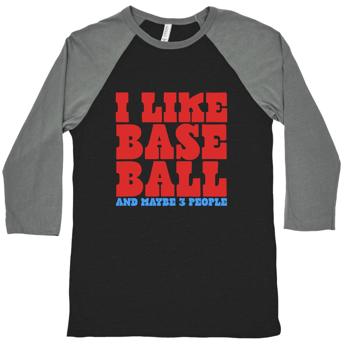I Like Baseball Maybe 3 People Baseball Tee Unisex