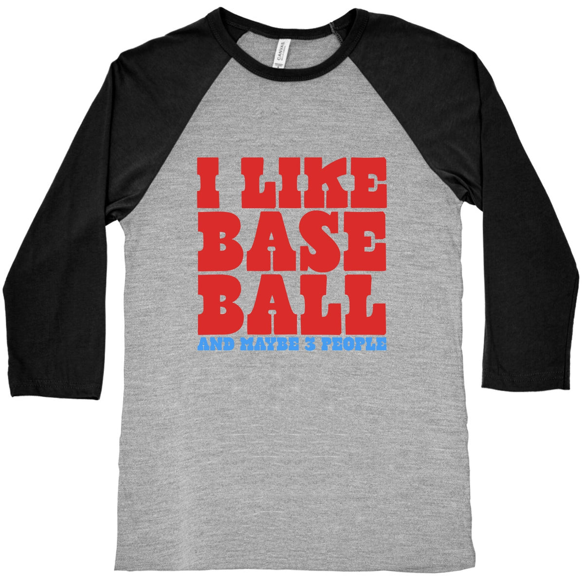 I Like Baseball Maybe 3 People Baseball Tee Unisex
