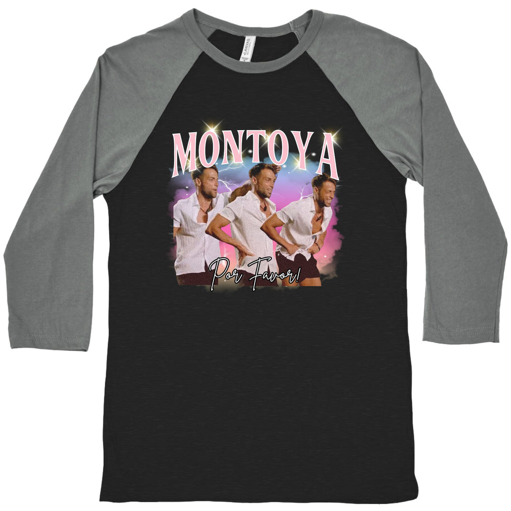 Montoya Por Favor Baseball Tee Unisex