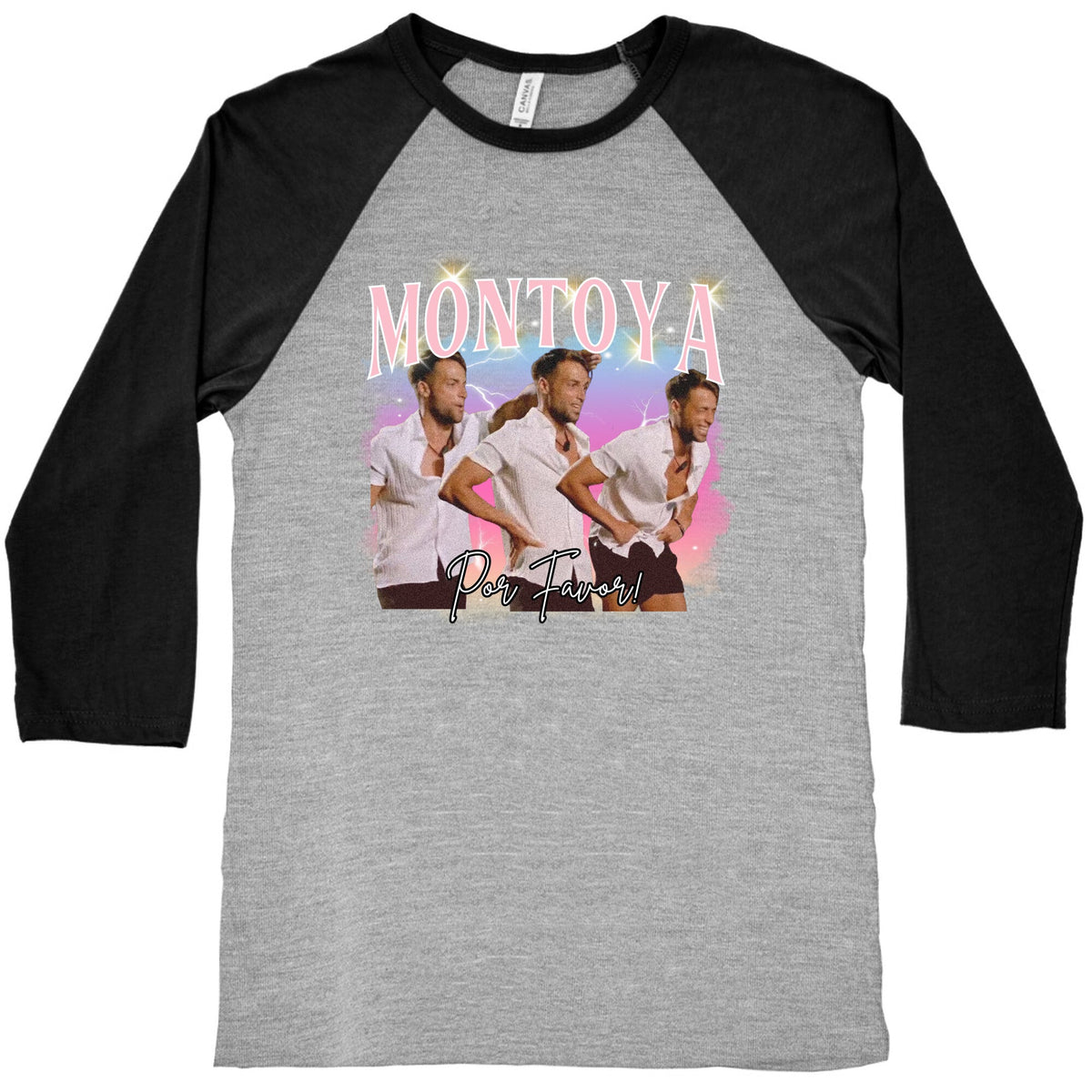 Montoya Por Favor Baseball Tee Unisex