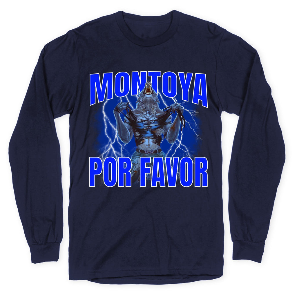 Montoya Por Favor Wolf Meme Longsleeve Tee Unisex