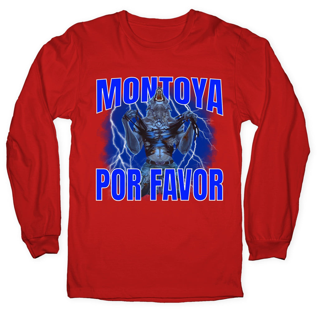 Montoya Por Favor Wolf Meme Longsleeve Tee Unisex