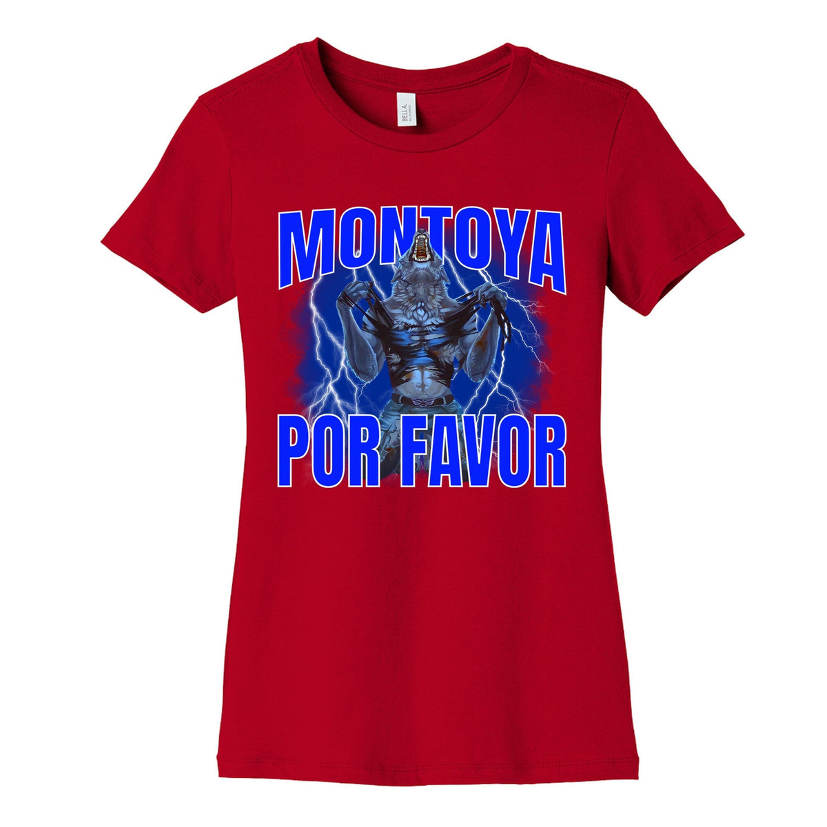 Montoya Por Favor Wolf Meme Womens Cotton Tee Unisex