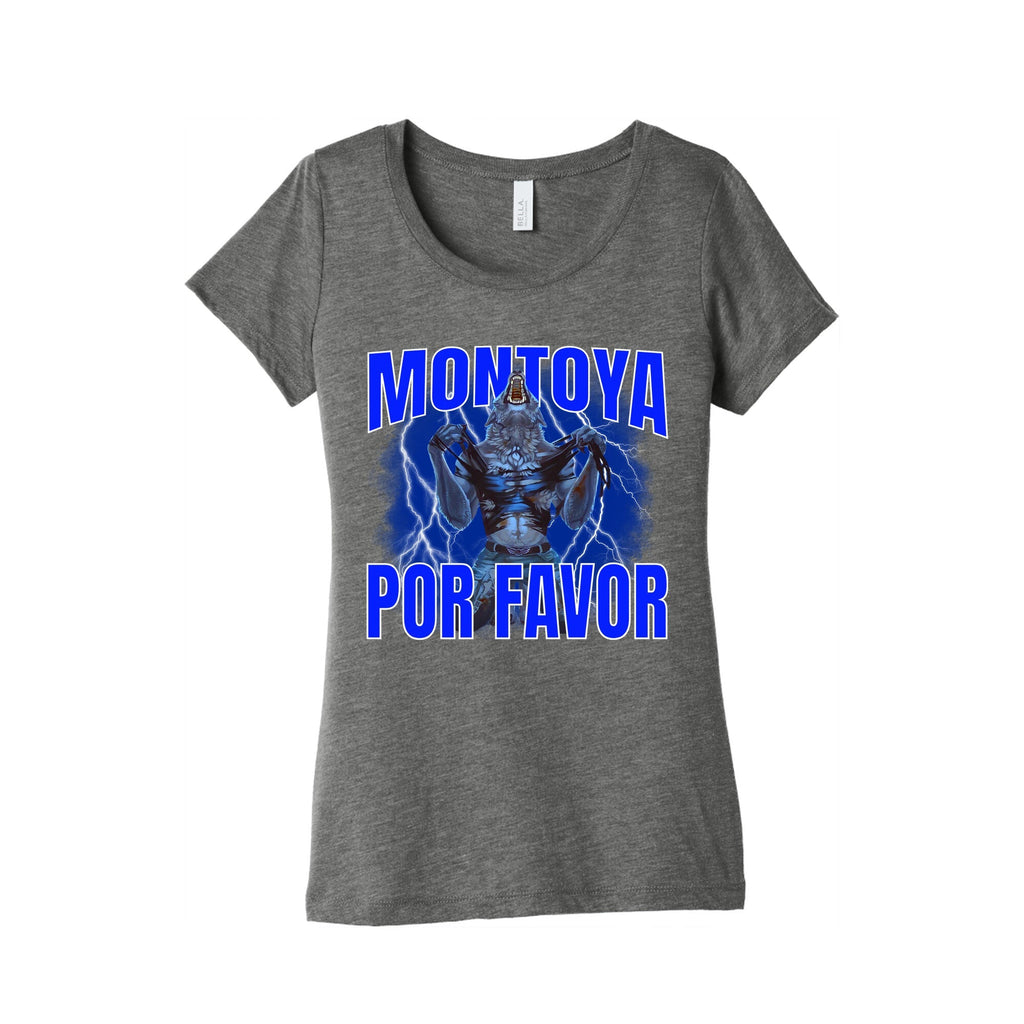 Montoya Por Favor Wolf Meme Womens Triblend Tee Unisex
