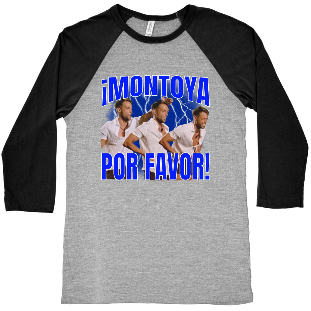 Montoya Por Favor Vintage Baseball Tee Unisex