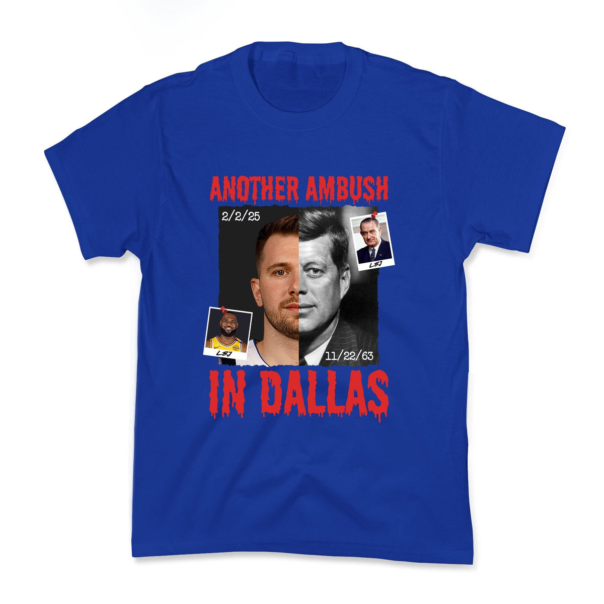 Another Ambush in Dallas Luka Lakers Kids Tee Unisex