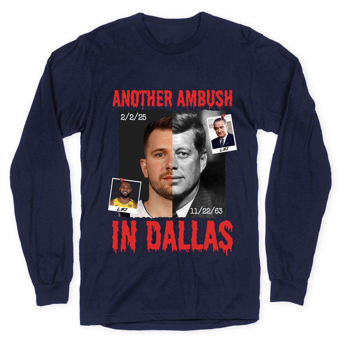 Another Ambush in Dallas Luka Lakers Longsleeve Tee Unisex