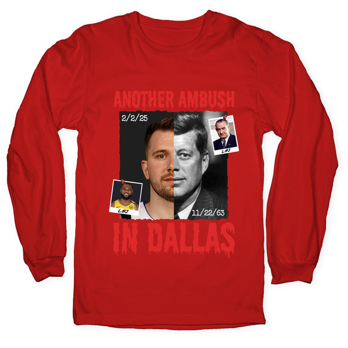 Another Ambush in Dallas Luka Lakers Longsleeve Tee Unisex