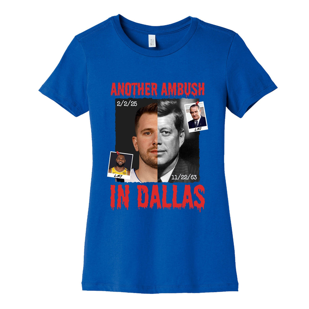 Another Ambush in Dallas Luka Lakers Womens Cotton Tee Unisex