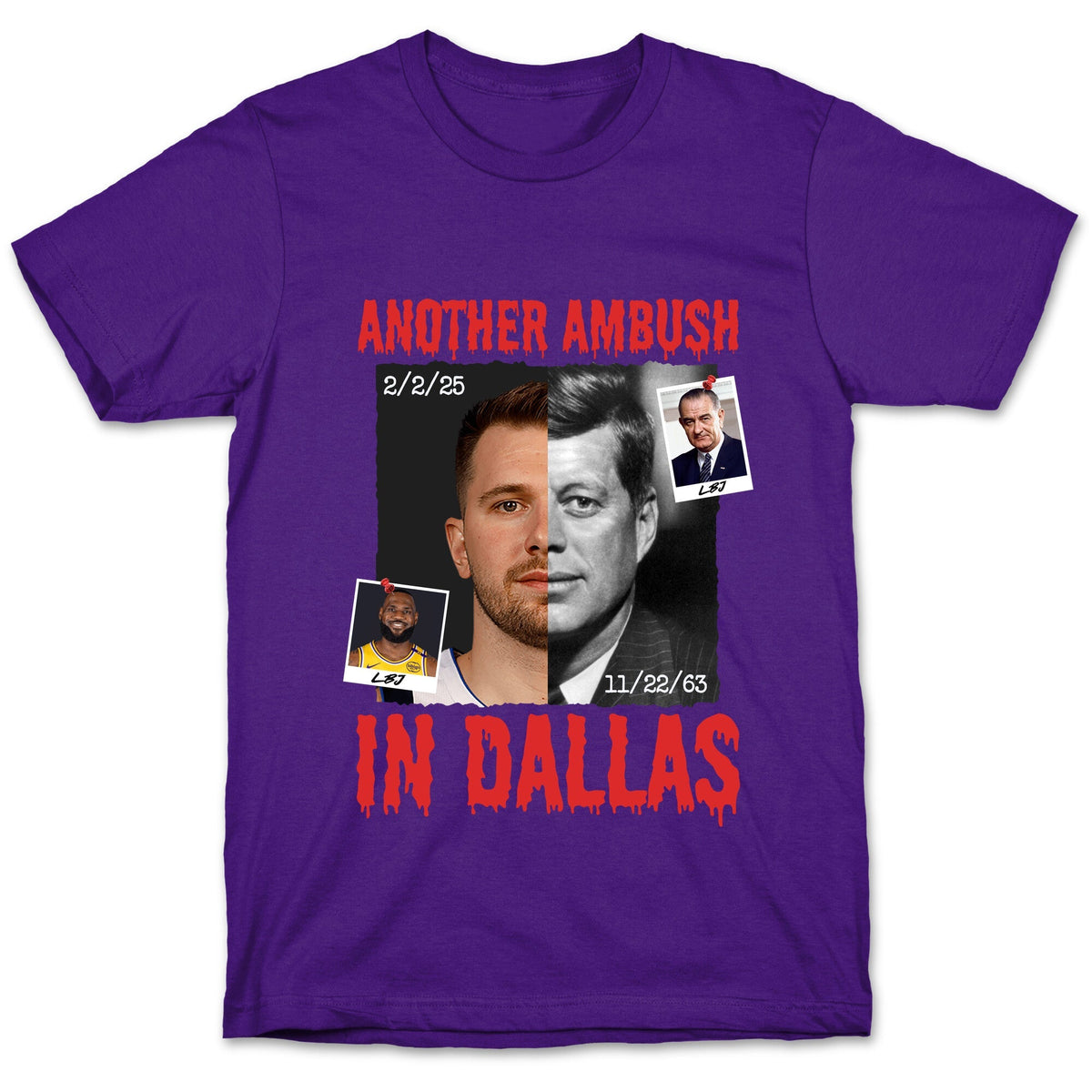 Another Ambush in Dallas Luka Lakers Unisex