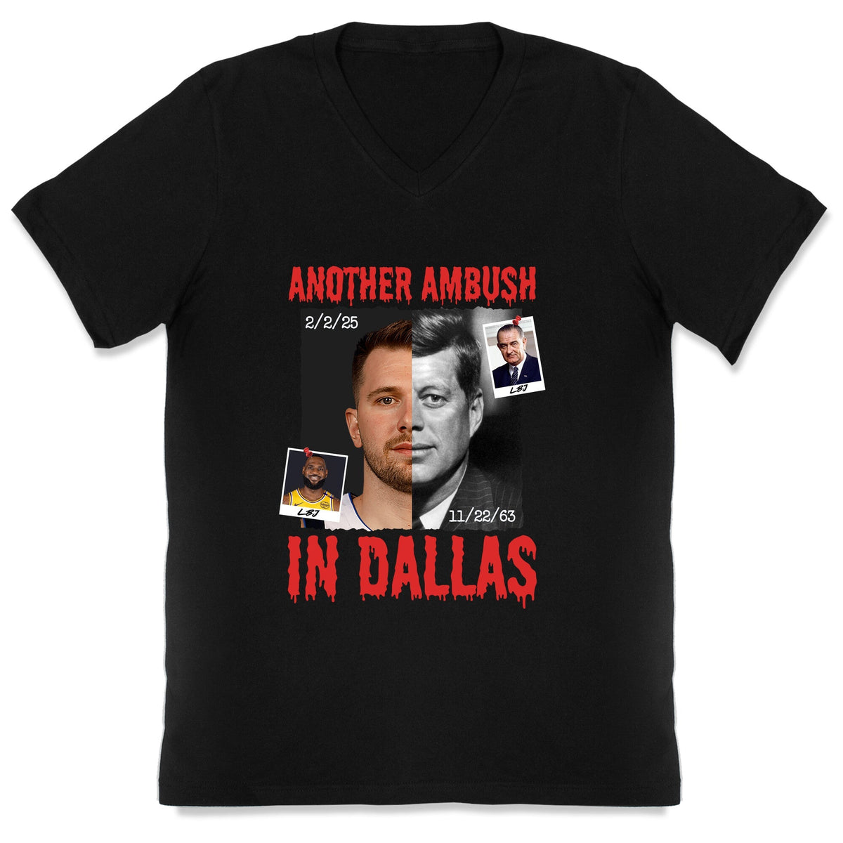 Another Ambush in Dallas Luka Lakers V-Neck Unisex
