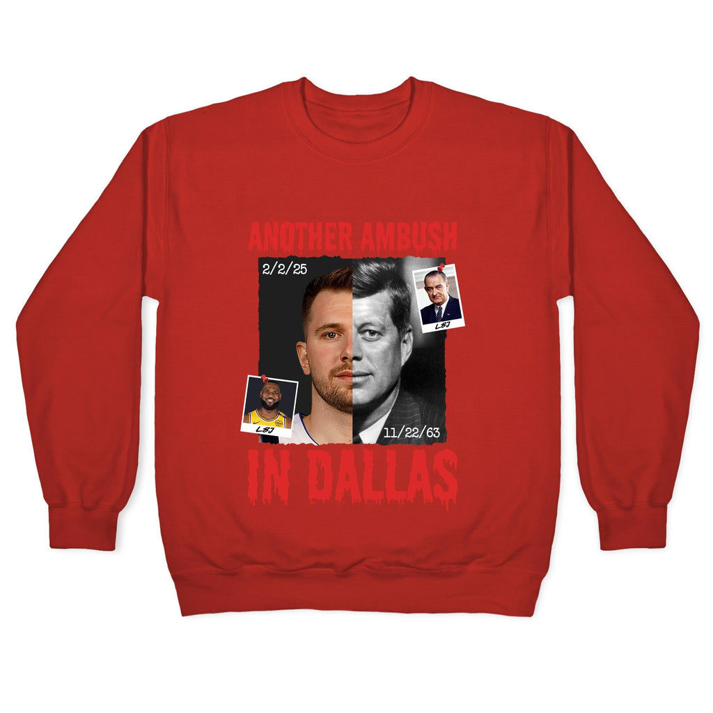 Another Ambush in Dallas Luka Lakers Crewneck Unisex