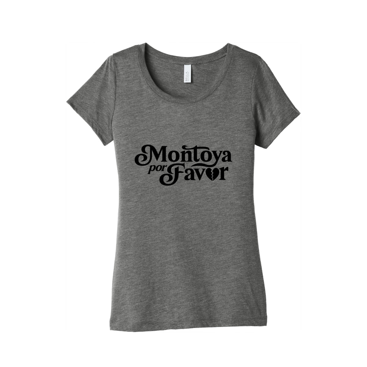 Montoya Por Favor Heartbreak Womens Triblend Tee Unisex