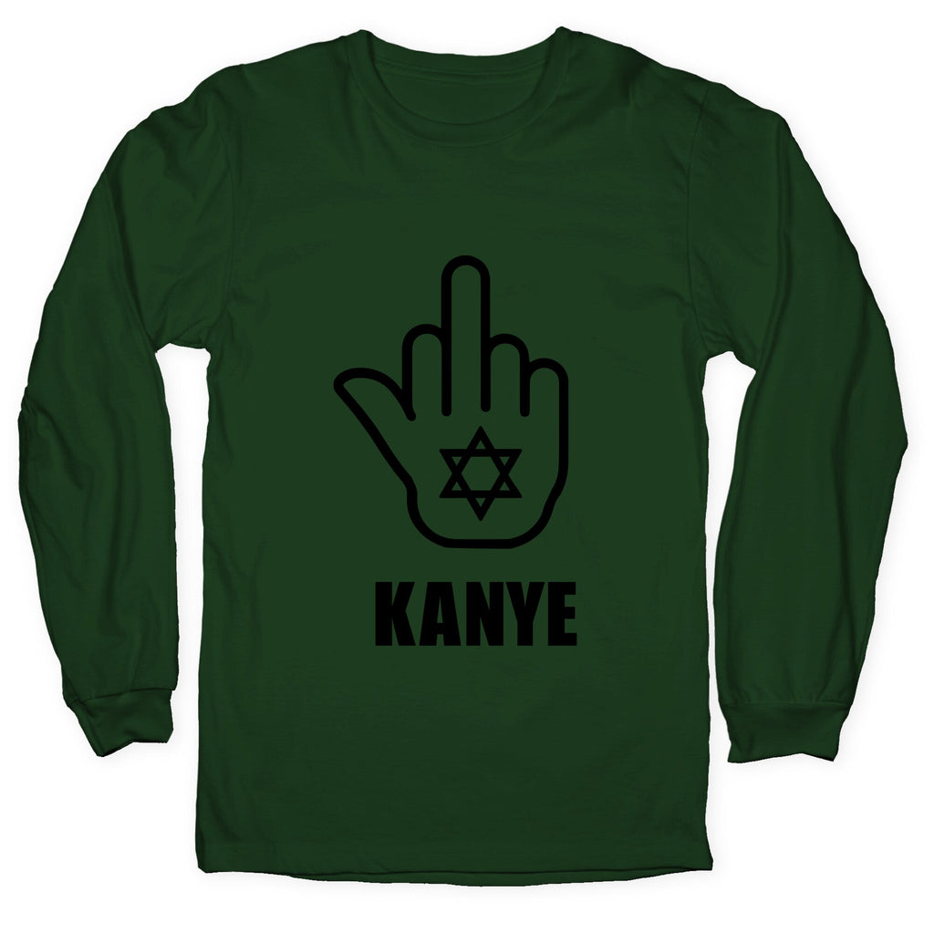 Middle Finger F Kanye Longsleeve Tee Unisex
