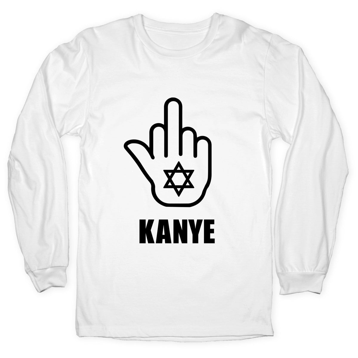 Middle Finger F Kanye Longsleeve Tee Unisex
