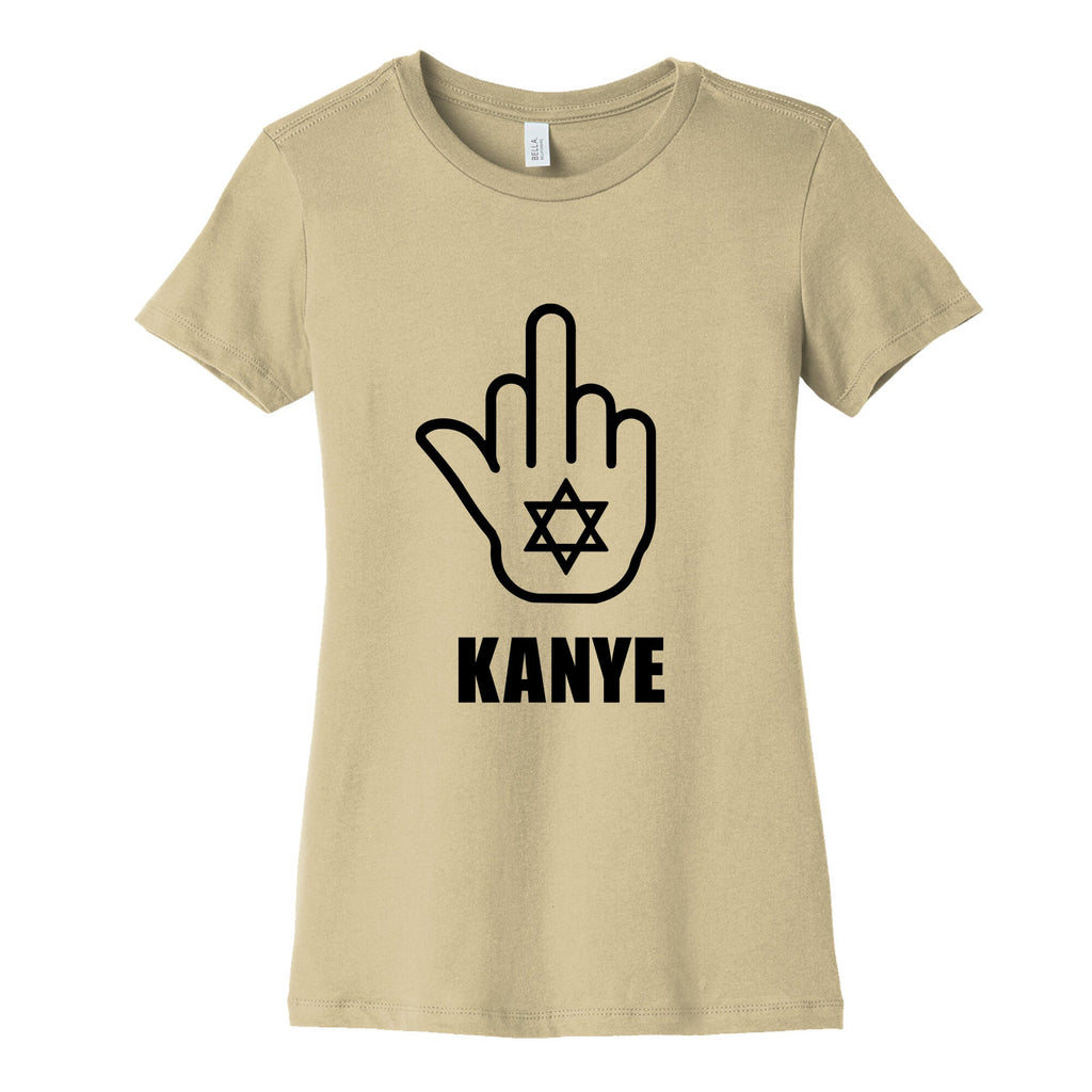 Middle Finger F Kanye Womens Cotton Tee Unisex