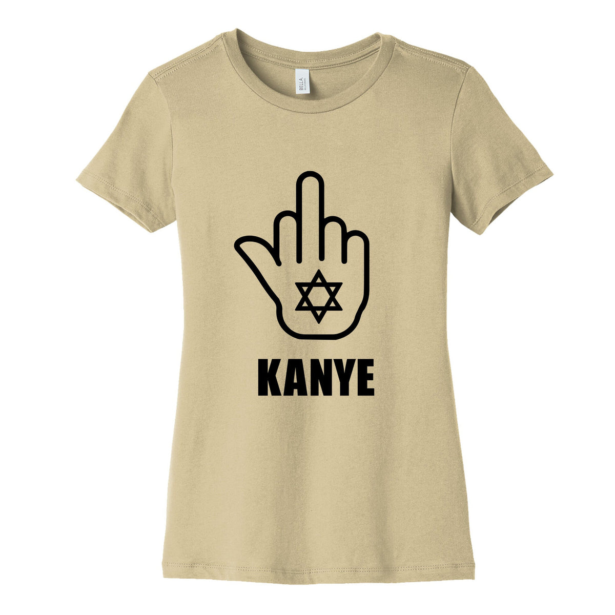 Middle Finger F Kanye Womens Cotton Tee Unisex