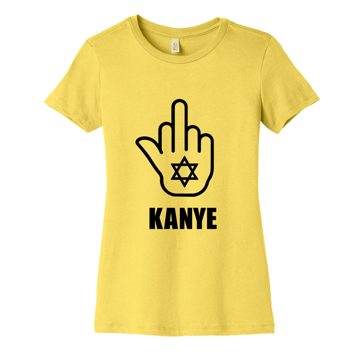 Middle Finger F Kanye Womens Cotton Tee Unisex