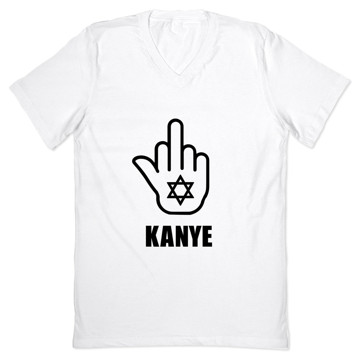 Middle Finger F Kanye V-Neck Unisex