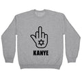 Middle Finger F Kanye Crewneck Unisex