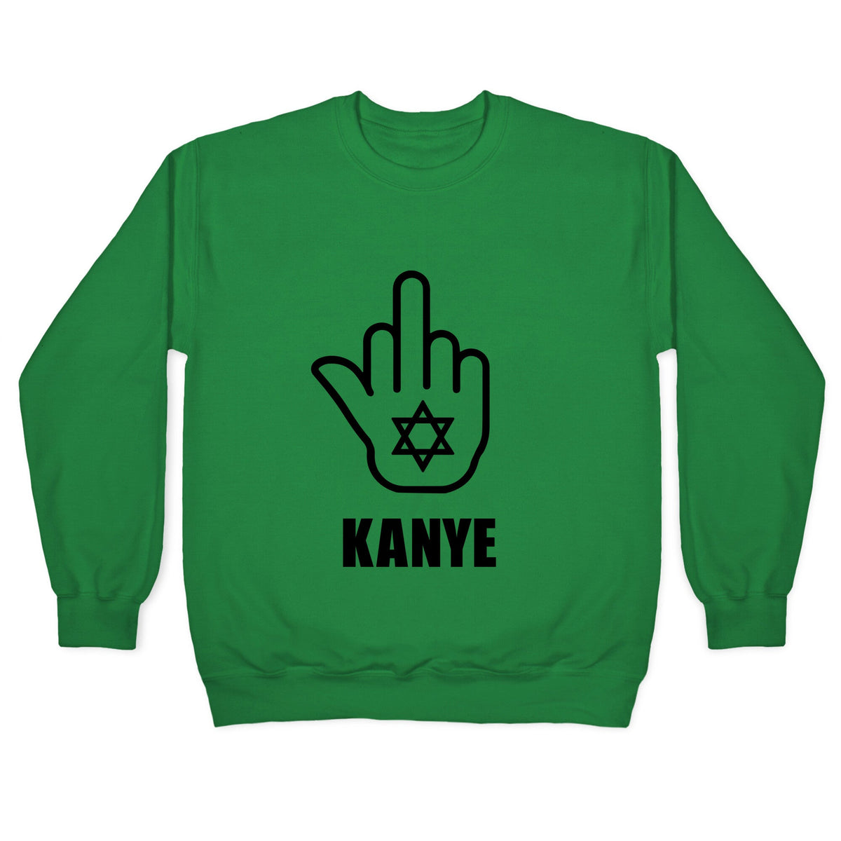 Middle Finger F Kanye Crewneck Unisex
