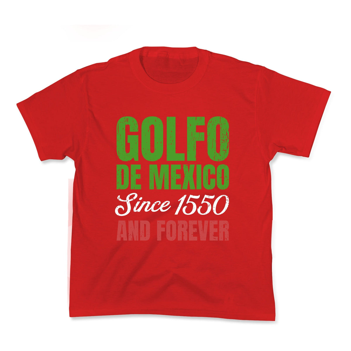 Golfo De Mexico Kids Tee Unisex