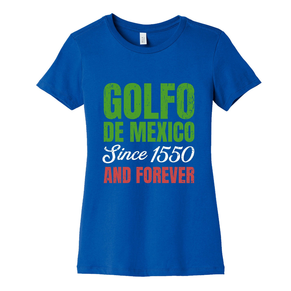 Golfo De Mexico Womens Cotton Tee Unisex