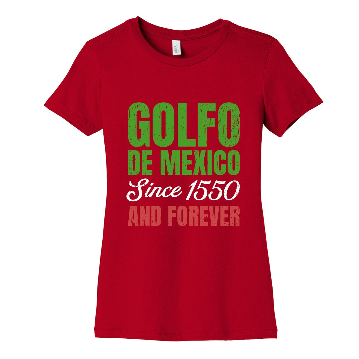 Golfo De Mexico Womens Cotton Tee Unisex